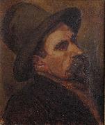 Theo van Doesburg Portrait of Christian Leibbrandt. oil